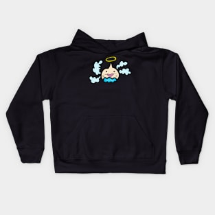 cloud overcast light Kids Hoodie